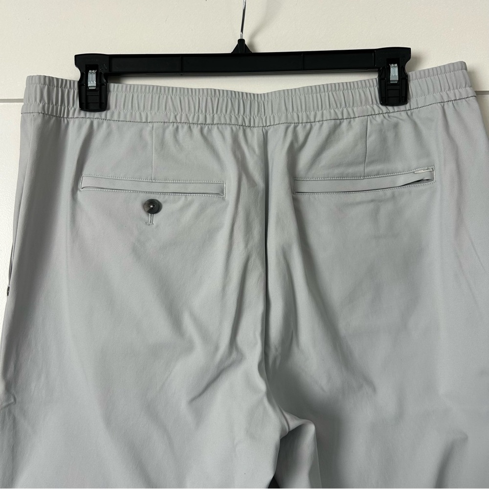 Vuori Meta Chino Slim Straight Pants Light Grey Size 36 - Picture 9 of 16